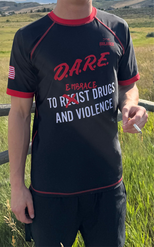 D.A.R.E To Embrace Drugs & Violence Rash Guard